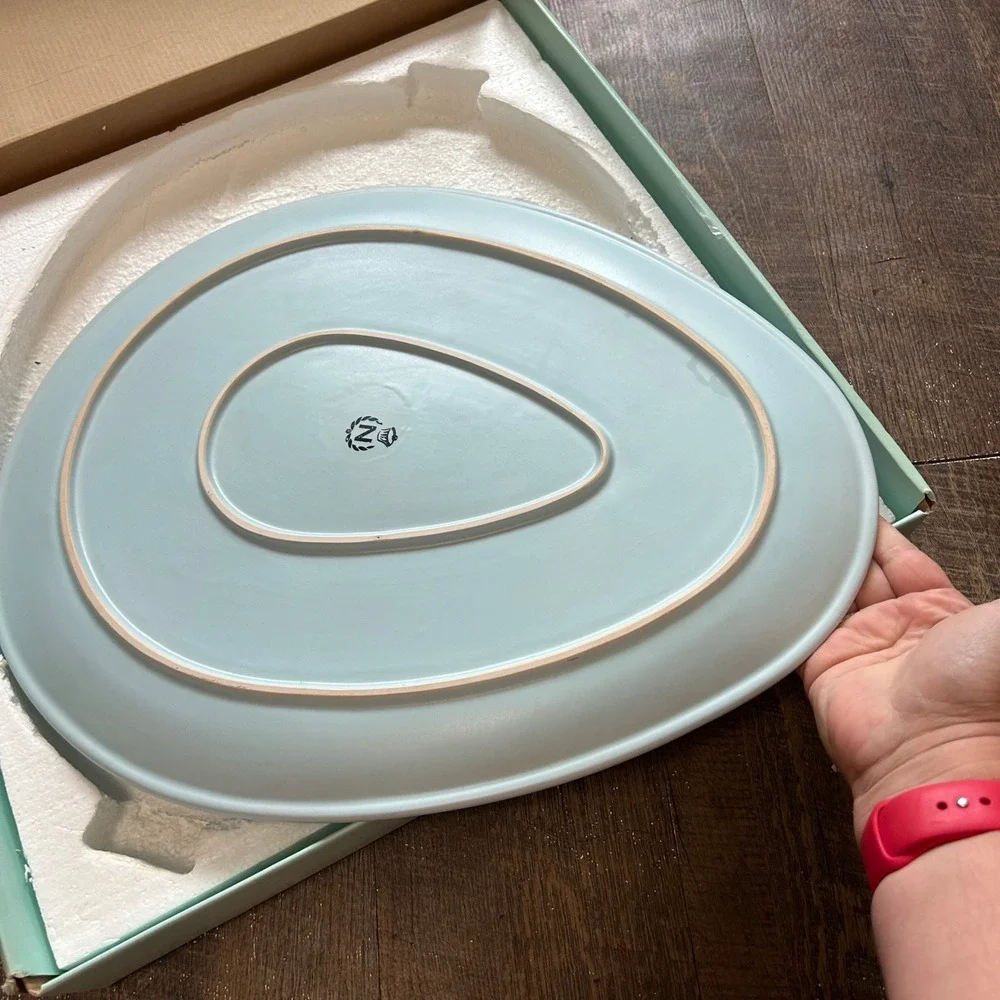 Nigella Lawson Living Kitchen XL Serving Platter Robin Egg Blue Sebastian Conran